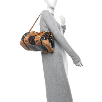 LOUIS VUITTON Monogram Multicolor Courtney MM Black