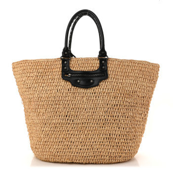 CELINE Soft Grained Calfskin Small Belt Cabas Phantom Taupe