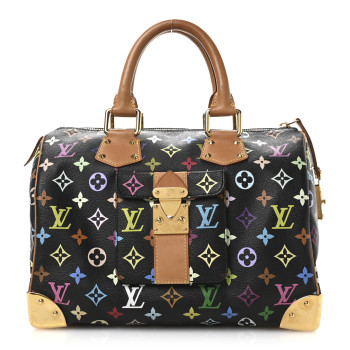 LOUIS VUITTON Monogram Multicolor Speedy 30 Black