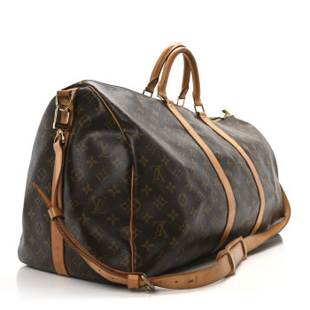 LOUIS VUITTON Monogram Keepall Bandouliere 55