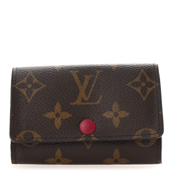 LOUIS VUITTON Monogram 6 Key Multicles Holder Fuchsia