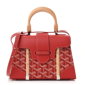 GOYARD Goyardine Structure Mini Saigon Red