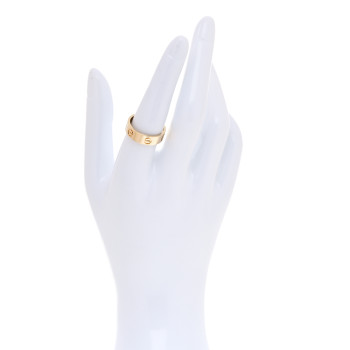 CARTIER 18K Yellow Gold 5.5mm LOVE Ring 55 7.25