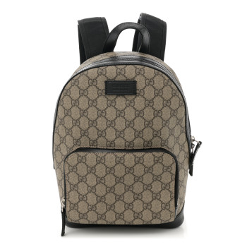 GUCCI GG Supreme Monogram Small Eden Day Backpack Black