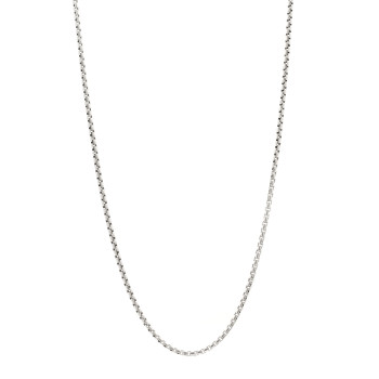 DAVID YURMAN Sterling Silver 2.5mm Small Box Chain Necklace 20"