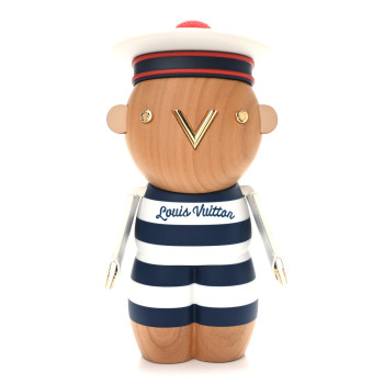 LOUIS VUITTON Wood Corian Gaston Doll Sailor Blue White