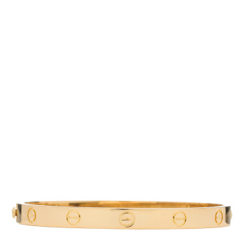 CARTIER 18K Yellow Gold LOVE Bracelet 18