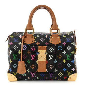 LOUIS VUITTON Monogram Multicolor Speedy 30 Black