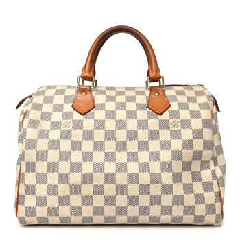 LOUIS VUITTON Damier Azur Speedy 30