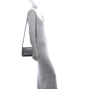 GOYARD Goyardine Plumet Wallet Clutch Grey
