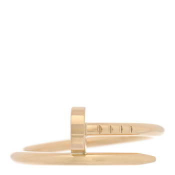 CARTIER 18K Yellow Gold Small Juste Un Clou Ring 52 6