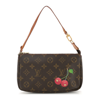 LOUIS VUITTON Monogram Cerises Pochette Accessories