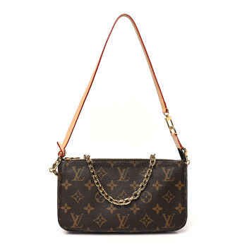 LOUIS VUITTON Monogram Chain Pochette Accessories LOUIS VUITTON Monogram Chain Pochette Accessories