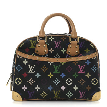 LOUIS VUITTON Monogram Multicolor Trouville Black