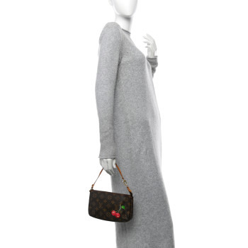 LOUIS VUITTON Monogram Cerises Pochette Accessories
