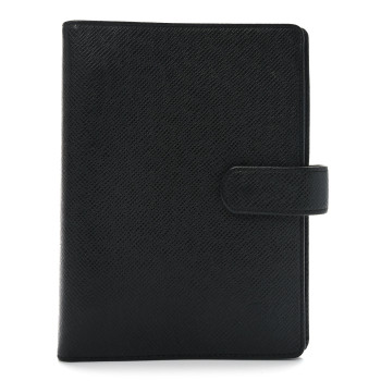LOUIS VUITTON Taiga Medium Ring Agenda Cover Ardoise
