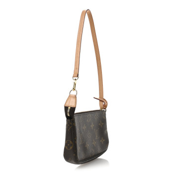 LOUIS VUITTON Monogram Petit Bucket Pouch