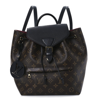 LOUIS VUITTON Monogram Montsouris PM Black