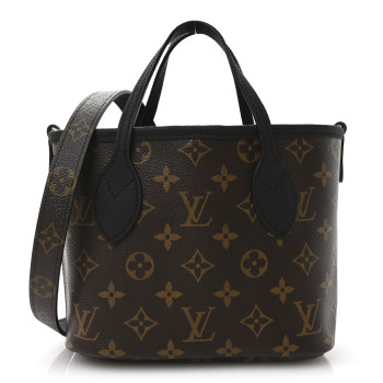 LOUIS VUITTON Monogram Neverfull Inside Out Bandouliere BB Black