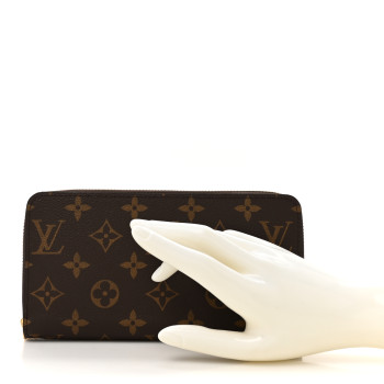 LOUIS VUITTON Monogram Zippy Wallet Coquelicot