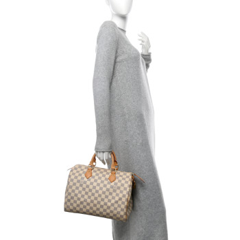 LOUIS VUITTON Damier Azur Speedy 30