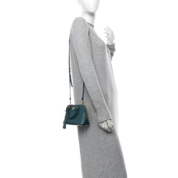 PRADA Saffiano Lux Mini Promenade Tote Ottanio