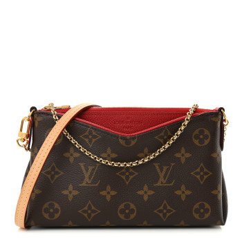 LOUIS VUITTON Monogram Pallas Clutch Cherry