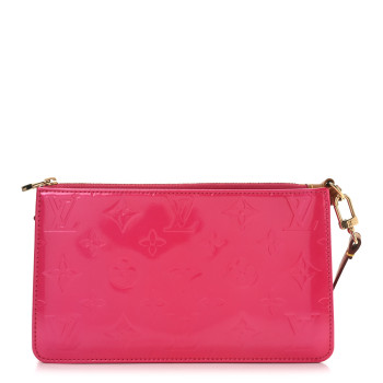 LOUIS VUITTON Vernis Lexington Pochette Fuchsia
