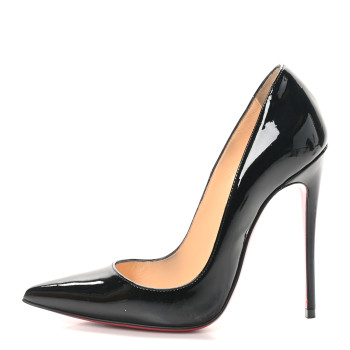 CHRISTIAN LOUBOUTIN Patent So Kate 120 Pumps 35 Black