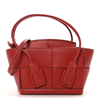 BOTTEGA VENETA French Calfskin Mini Maxi Intrecciato Arco Polish