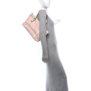 GUCCI Monogram Medium Abbey Tote Pink