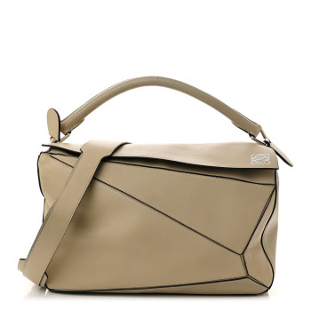 LOEWE Calfskin Large Puzzle Bag Piedra