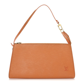 LOUIS VUITTON Epi Pochette Accessories 24 Mandarin