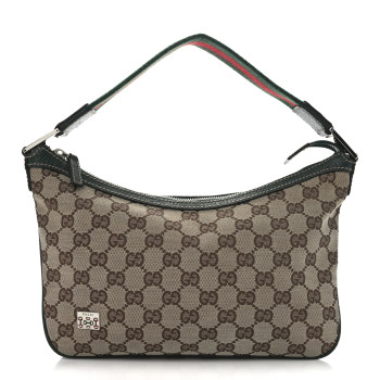 GUCCI Monogram Medium Pop Hobo Dark Brown