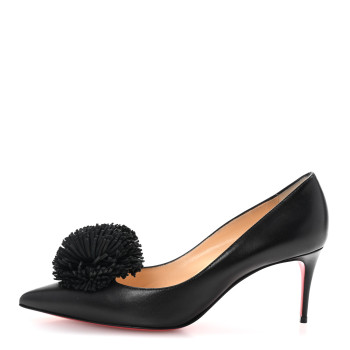 CHRISTIAN LOUBOUTIN Shiny Nappa Konstantina 70 Pumps 37.5 Black