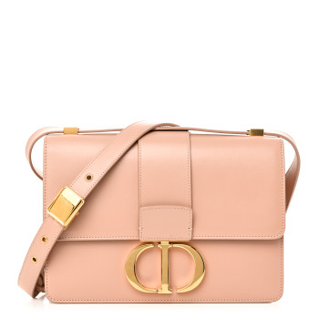 CHRISTIAN DIOR Box Calfskin 30 Montaigne Flap Bag Rose Des Vents