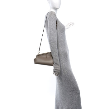 FENDI Shiny Nappa Small Fendi First Dove Gray