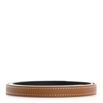 HERMES Epsom Swift 13mm Belt Strap 80 32 Gold Black