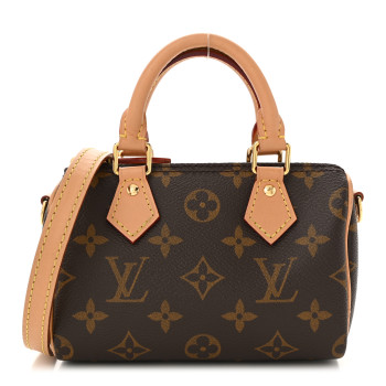 LOUIS VUITTON Monogram Nano Speedy Bandouliere