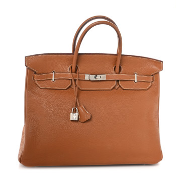 HERMES Togo Birkin 40 Gold