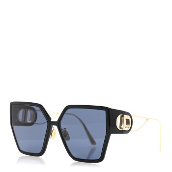 CHRISTIAN DIOR Acetate Square 30 Montaigne Sunglasses Black
