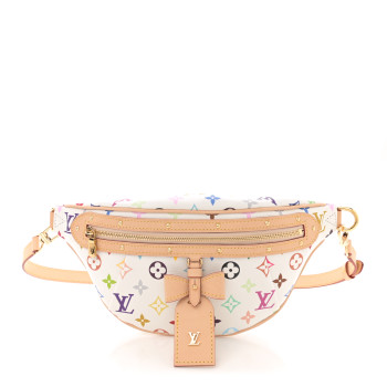 LOUIS VUITTON LV X TM Monogram Multicolor High Rise Bumbag White