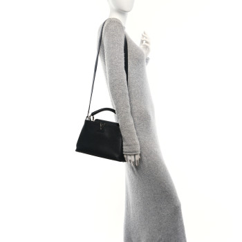 LOUIS VUITTON Taurillon Capucines BB Black