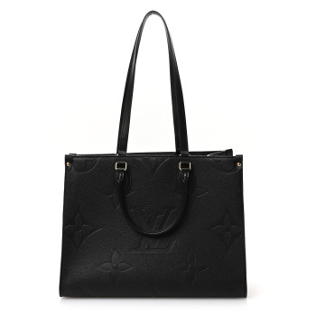 LOUIS VUITTON Empreinte Monogram Giant OnTheGo MM Black