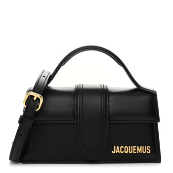 JACQUEMUS Smooth Calfskin Le Bambino Black