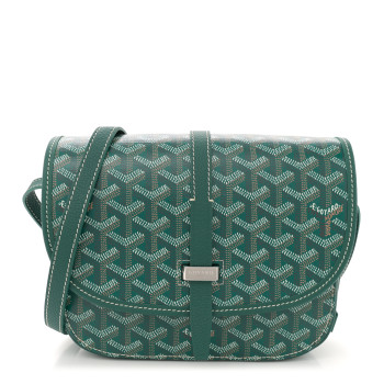GOYARD Goyardine Belvedere II PM Messenger Bag Green