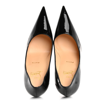 CHRISTIAN LOUBOUTIN Patent Kate Max 100 Pumps 39 Black