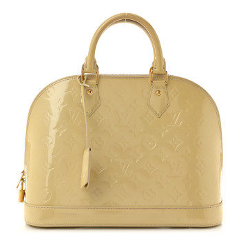 LOUIS VUITTON Vernis Alma PM  Blanc Corail