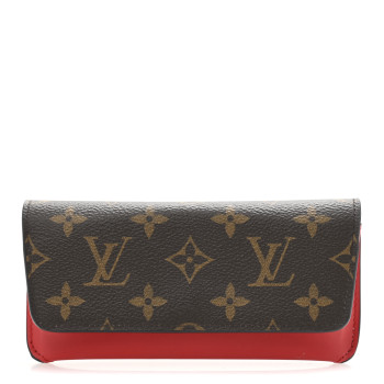 LOUIS VUITTON Monogram Woody Sunglass Case Rouge