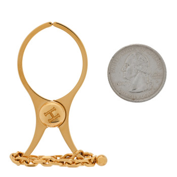 HERMES Permabrass Filou Glove Clip